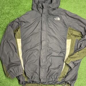 The‎ North Face Jacket Men XL Green HyVent Shell Nylon Shell Full Zip